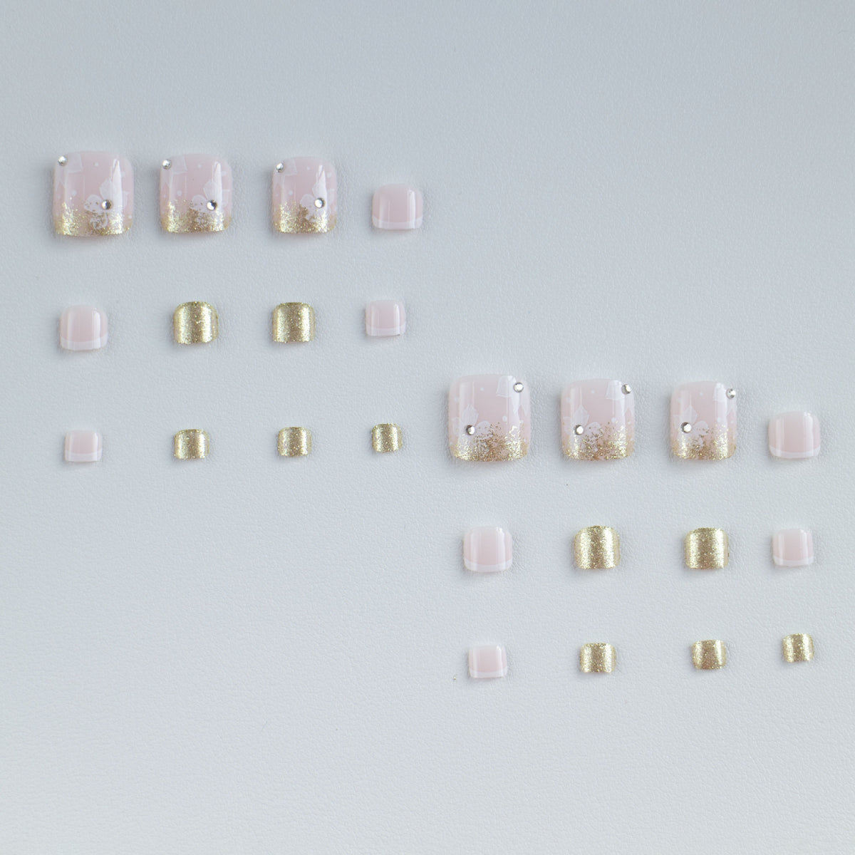 No.772 Flower Toenails Patch 24pcs/Set
