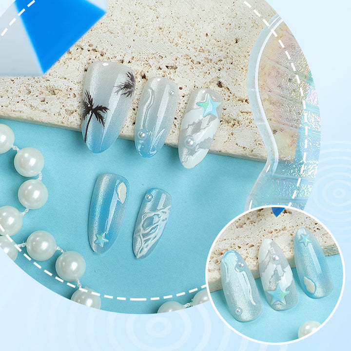 No.PSN190 Beach Cat's Eye Hand & Toe Pair Set-20pcs