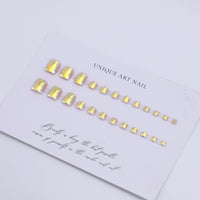 No.35 Glitter Press on Toenail Pedicure Patch 24pcs/Set