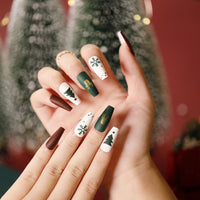 No.CM35 Christmas Cute Fingernails Patch 24pcs/Set