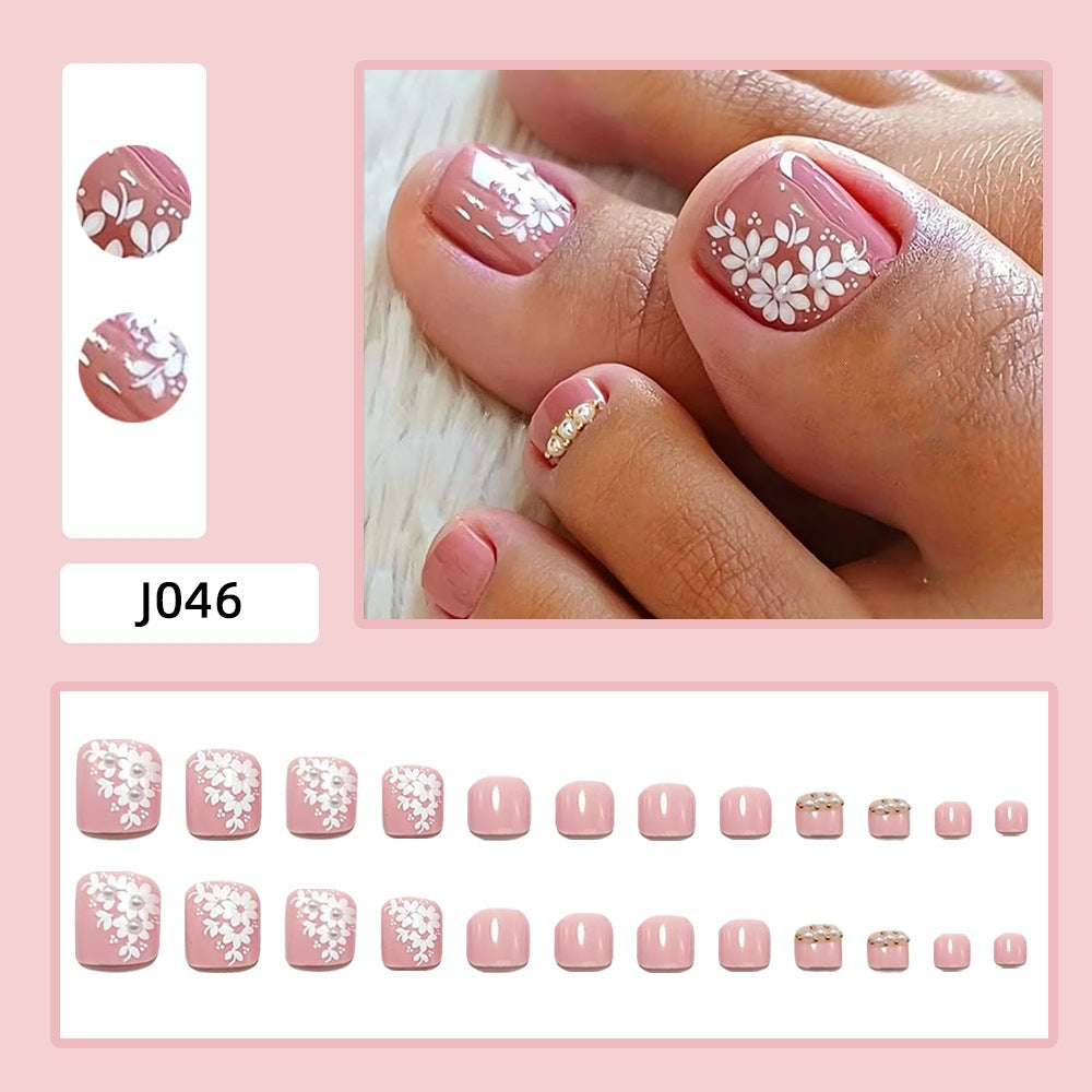 No.707 Print Toenails Patch 24pcs/Set
