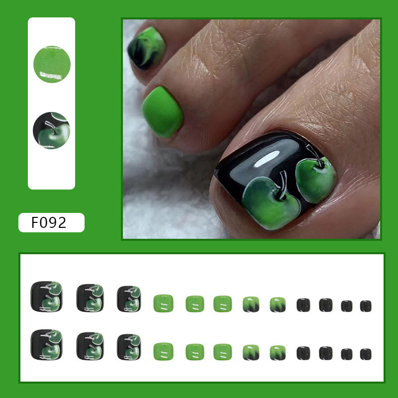 No.185 Green Apple Vitality Toenails Patch 24pcs/Set