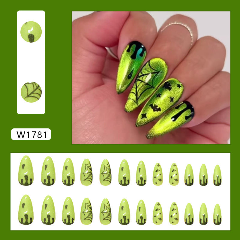 No.AW155 Halloween Green Cat&
