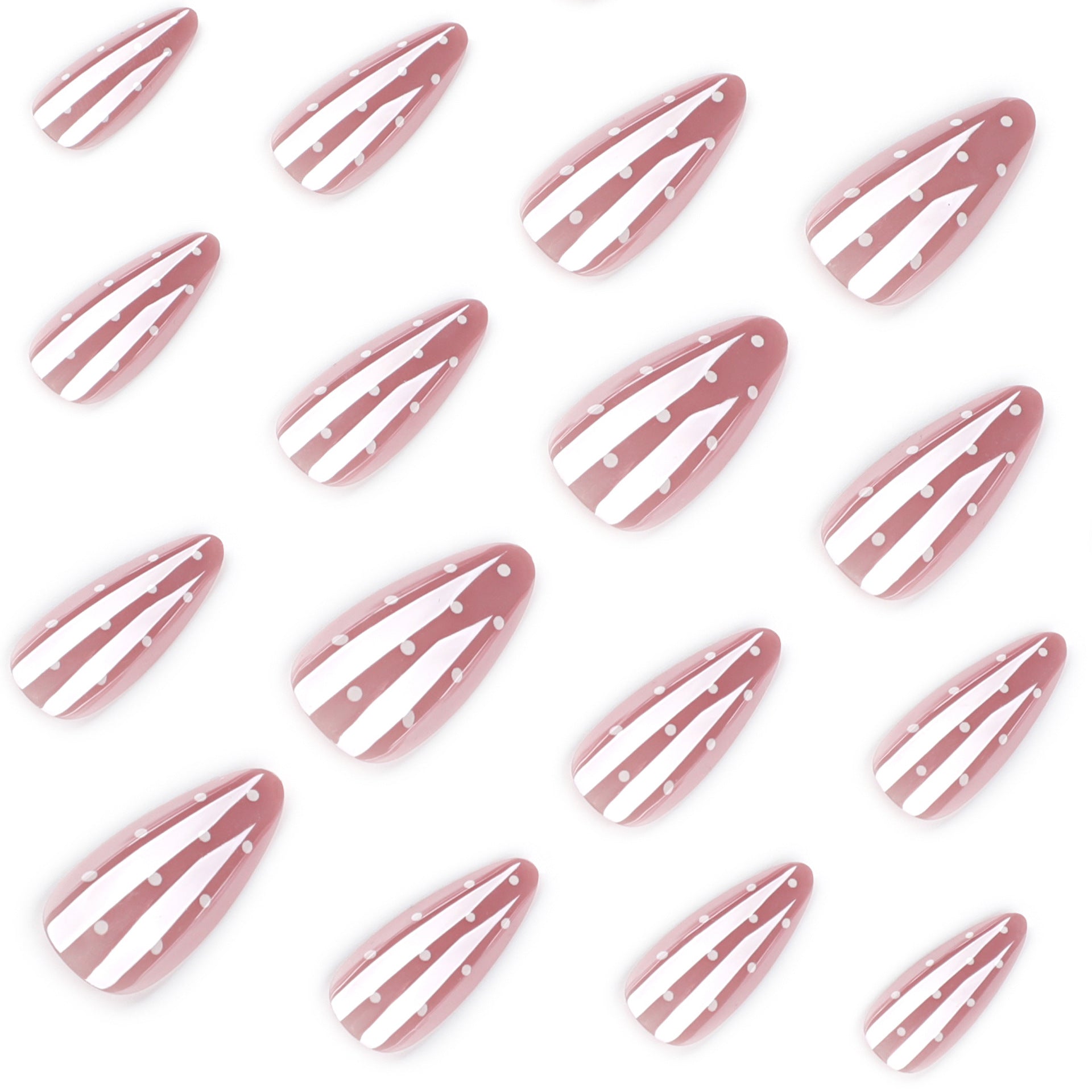 No.F700 Flash Coating Fingernails Patch 24pcs/Set