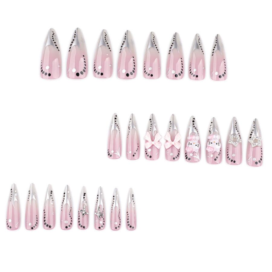 No.F539 Y2K Fingernails Patch 24pcs/Set