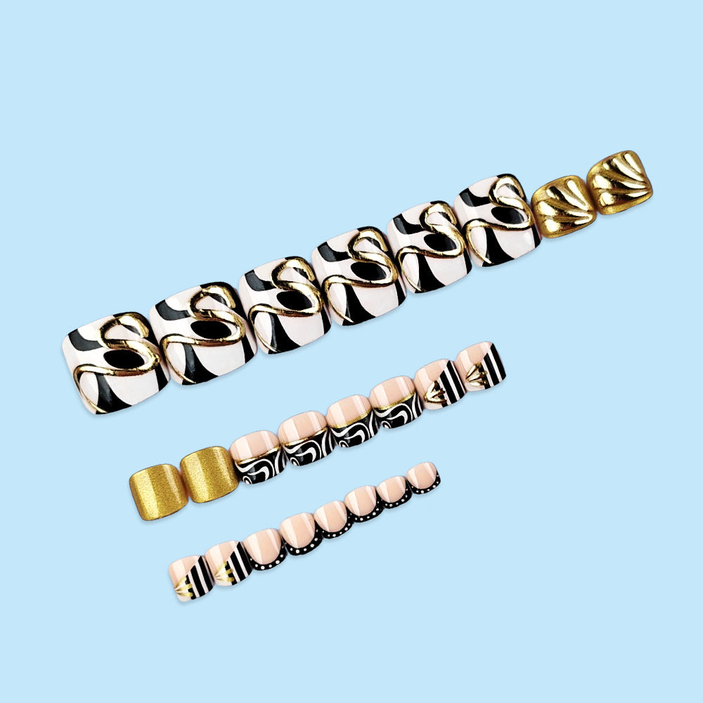 No.810 Fashion Toenails Patch 24pcs/Set
