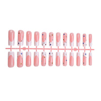 No.F540 Pink Fingernails Patch 24pcs/Set