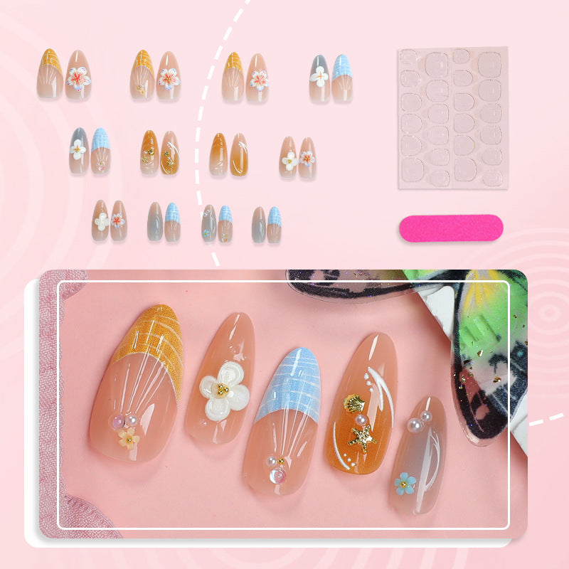 No.BH38 Beach Fingernails Patch 30pcs/Set