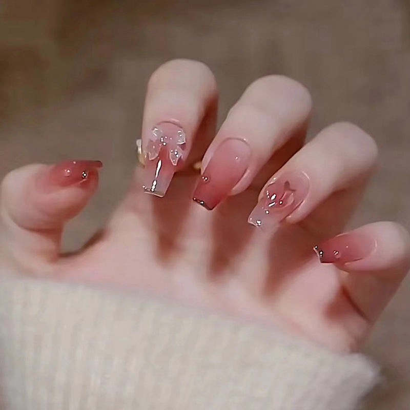 No.F9 Gradient Color Fingernails Patch 24pcs/Set