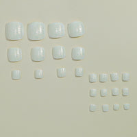 No.189 White Toenails Patch 24pcs/Set