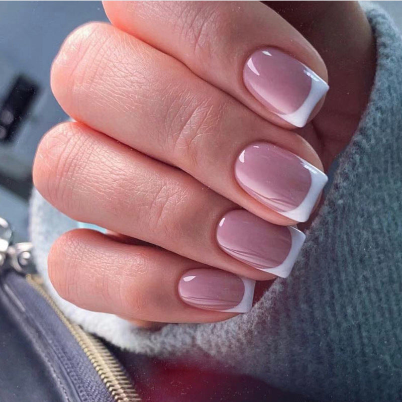 No.F664 Pink Fingernails Patch 24pcs/Set