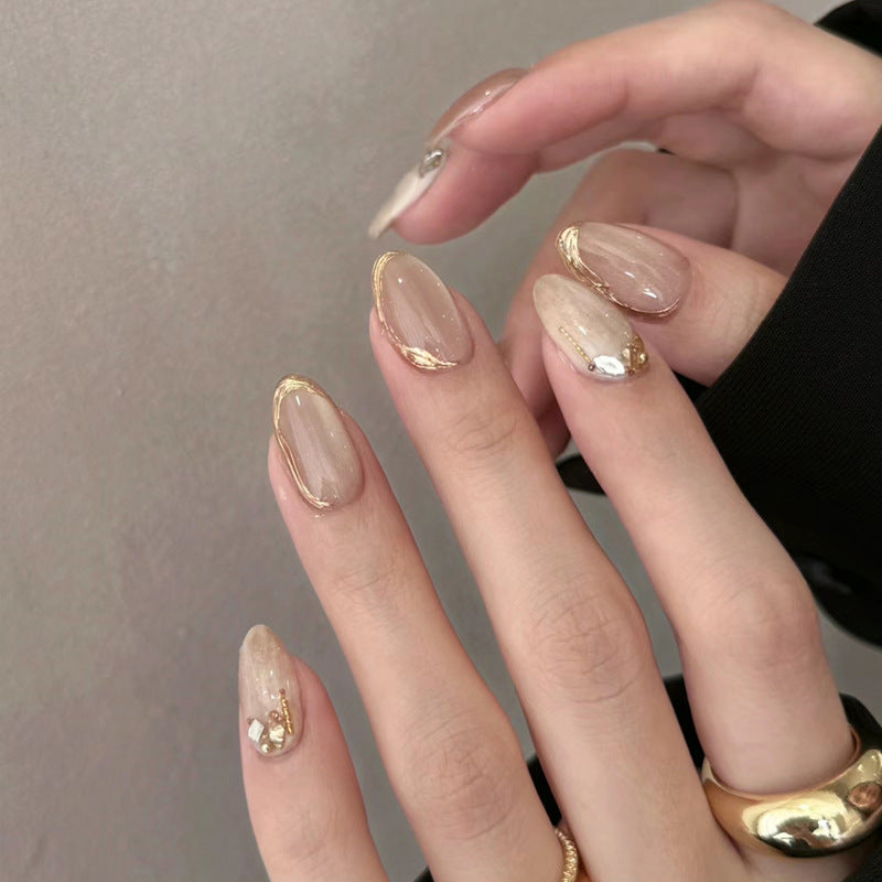 No.F591 Cat's Eye Fingernails Patch 24pcs/Set