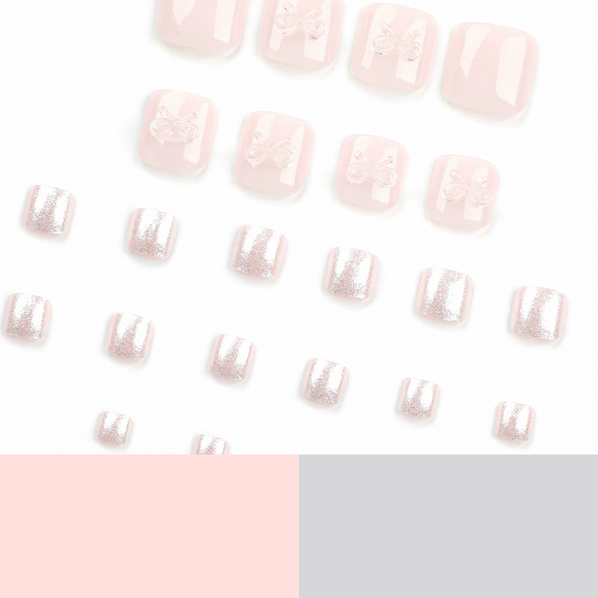 No.403 Bow Toenails Patch 24pcs/Set