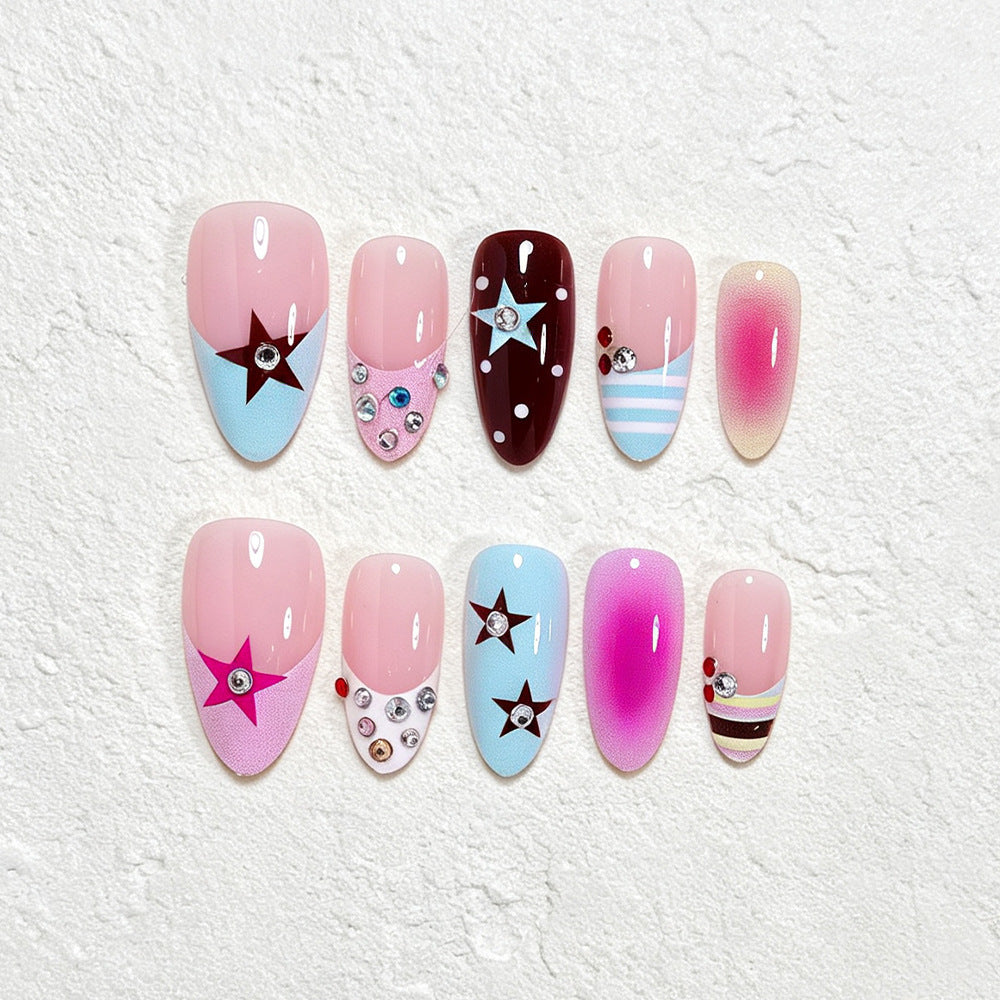 No.F754 Fashion Fingernails Patch 24pcs/Set