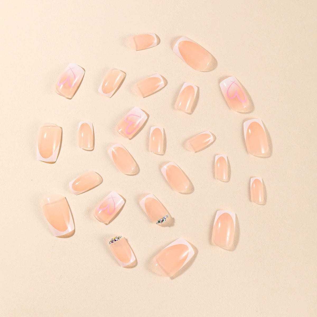 No.VN40 Love Fingernails Patch 24pcs/Set