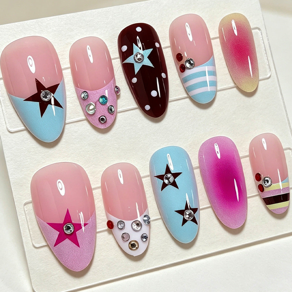 No.F754 Fashion Fingernails Patch 24pcs/Set