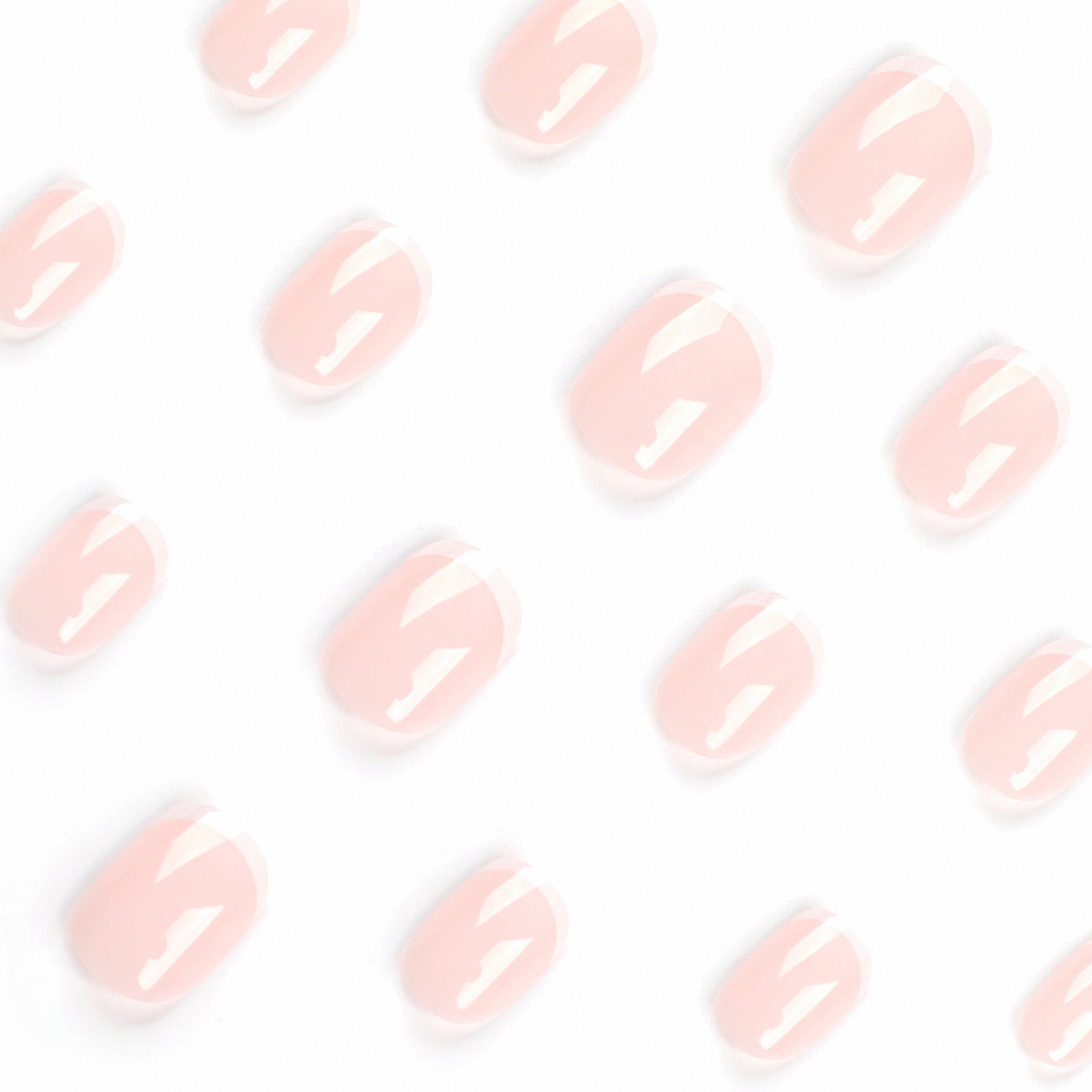 No.F696 Nude Fingernails Patch 24pcs/Set