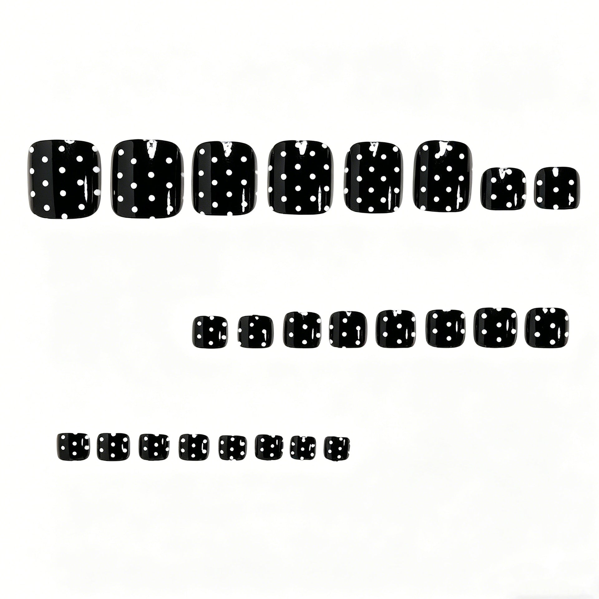 No.PSN186 Polka Dots Hand & Toe Pair Set-48pcs