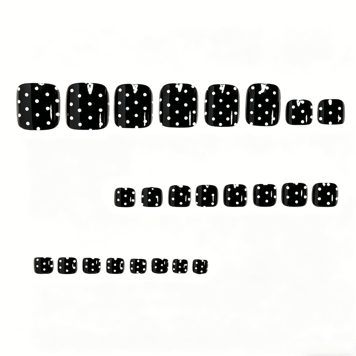 No.PSN186 Polka Dots Hand & Toe Pair Set-48pcs