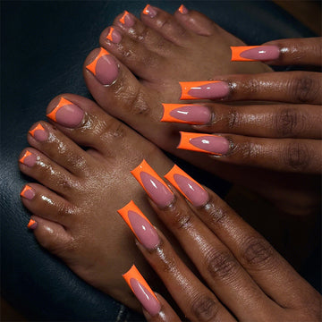 No.PSN94 Orange Hand & Toe Pair Set-48pcs