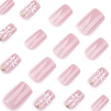 No.F284 White Flowers Fingernails Patch 24pcs/Set