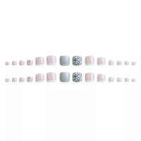 No.320 Silver Toenails Patch 24pcs/Set