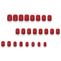 No.AW109 Halloween Blood Red Fingernails Patch 24pcs/Set