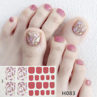 No.13 Cute Bling Short Press On Toenails 24pcs/Set