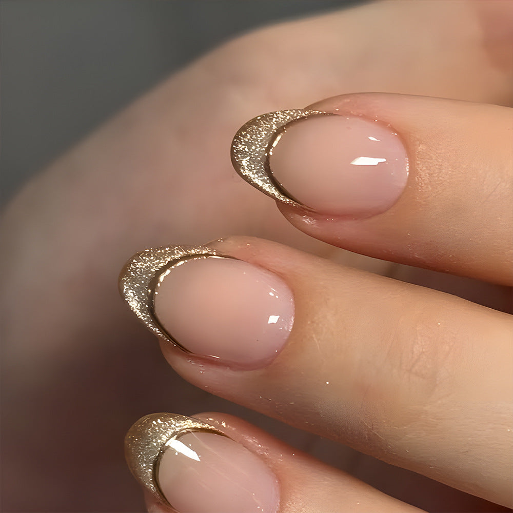 No.F735 Glitter Fingernails Patch 24pcs/Set