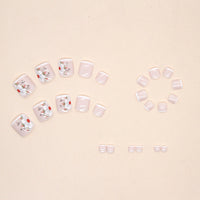 No.235 Flowers Toenails Patch 24pcs/Set