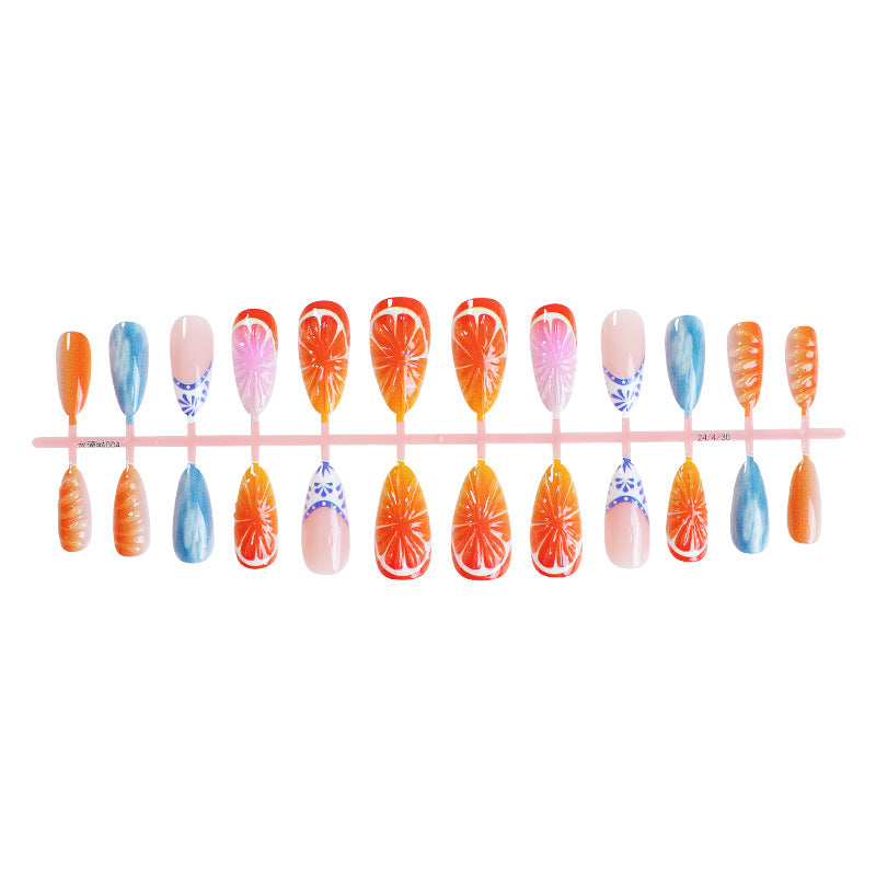No.F411 Fruit 3D Fingernails Patch 24pcs/Set