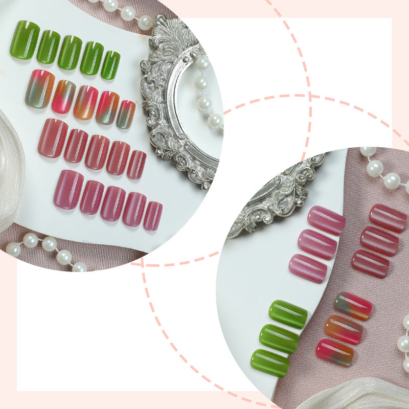 No.PSN101 Sweet Cat's Eye Fingernails Four Set-96pcs