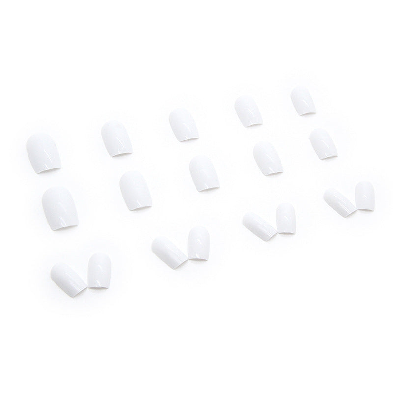 No.F54 White Fingernails Patch 24pcs/Set