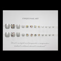 No.41 Sparkling Toenail Patch 24pcs/Set