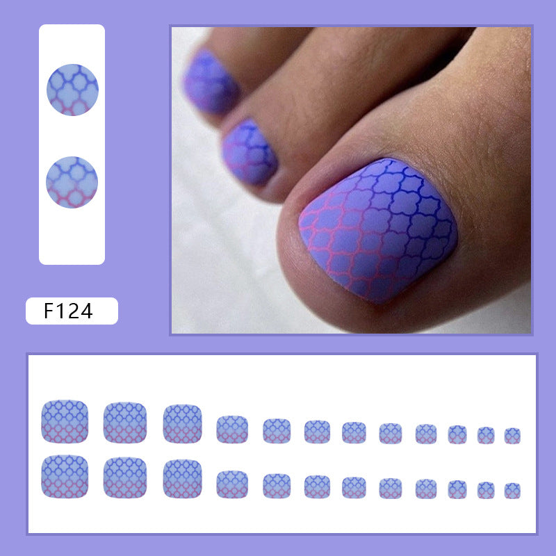 No.237 Gradient Toenails Patch 24pcs/Set