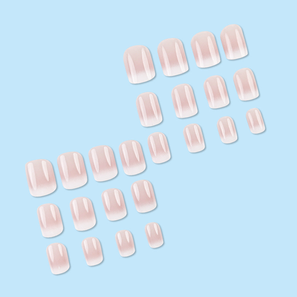 No.F3 Cute Pink Fingernails Patch 24pcs/Set