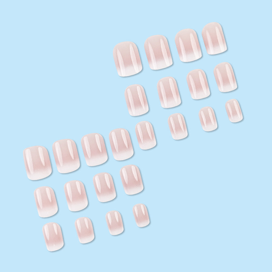 No.F3 Cute Pink Fingernails Patch 24pcs/Set