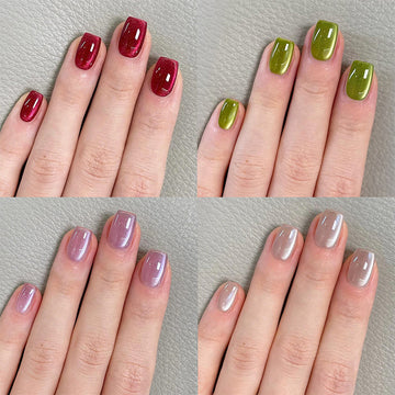 No.PSN102 Sweet Cat's Eye Fingernails Four Set-96pcs