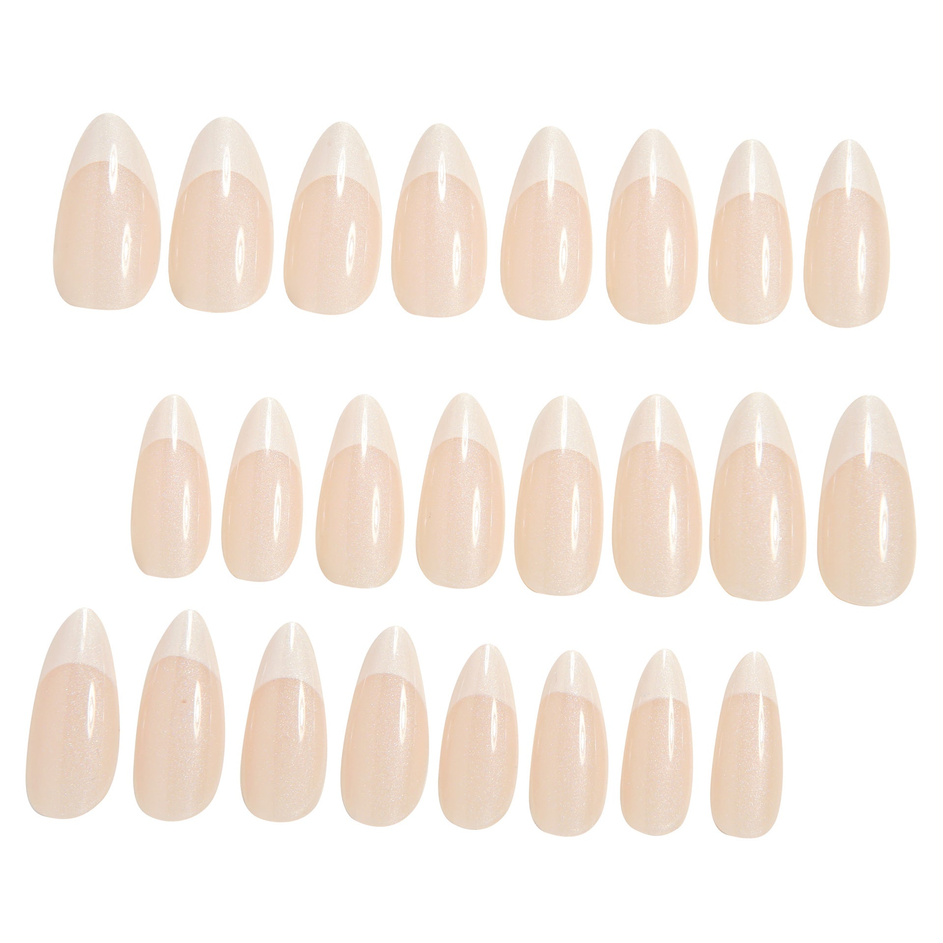 No.F785 Pink Fingernails Patch 24pcs/Set