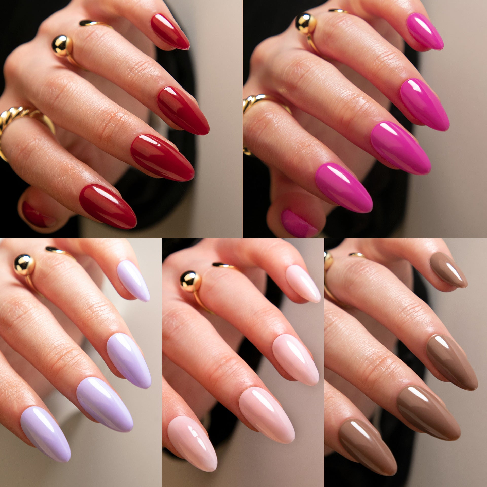 No.F639 Fashion Fingernails Patch 24pcs/Set