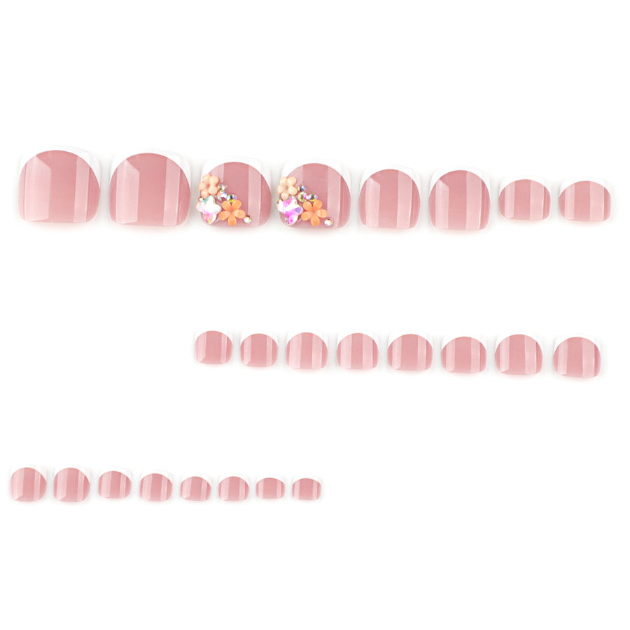 No.597 Fashion Toenails Patch 24pcs/Set