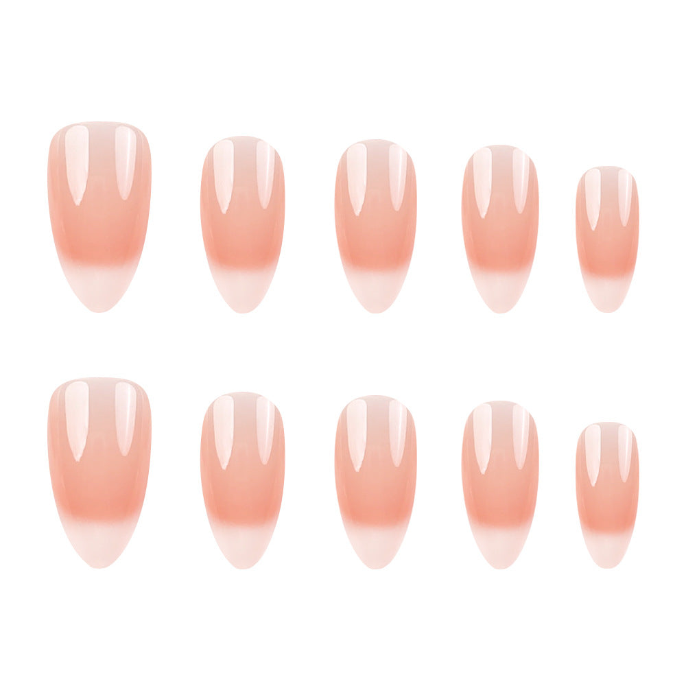 No.F726 Nude Pink Fingernails Patch 24pcs/Set