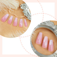 No.CM111 Christmas Snowflake Fingernails Patch 24pcs/Set