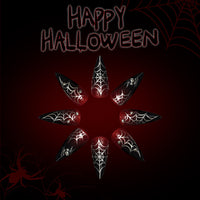 No.AW144 Halloween Dark Red Fingernails Patch 24pcs/Set