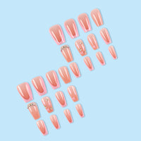 No.VN2 Pink Love Fingernails Patch 24pcs/Set