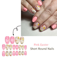 No.ET33 Chick Flowers Fingernails Patch 24pcs/Set