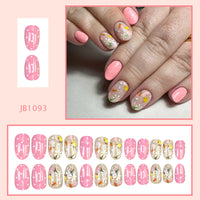 No.ET33 Chick Flowers Fingernails Patch 24pcs/Set