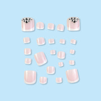 No.291 Pure Desire Rhinestone Toenail Patch 24pcs/Set