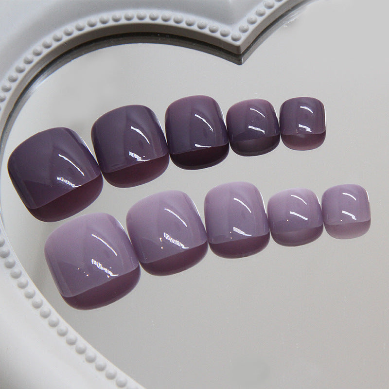No.592 Purple Toenails Patch 24pcs/Set