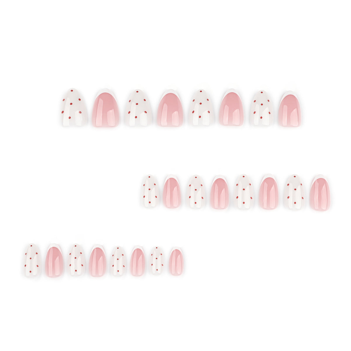 No.F707 Polka Dots Fingernails Patch 24pcs/Set